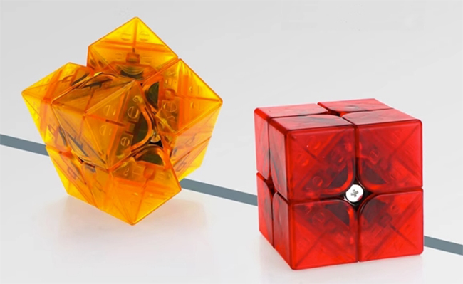 YongJun MGC Elixir of Love - Moon 2x2 Speed Cube Transparent Orange